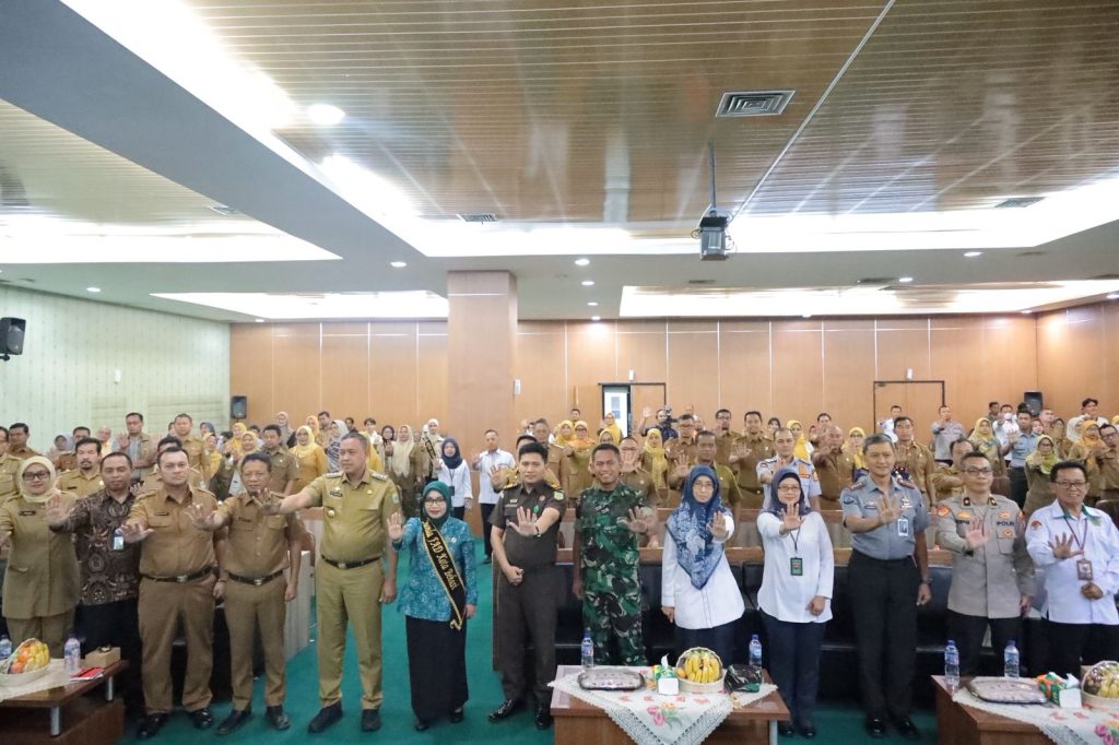 Rapat Kordinasi Verifikasi Lapangan Hybrid Evaluasi KLA Kota Bekasi